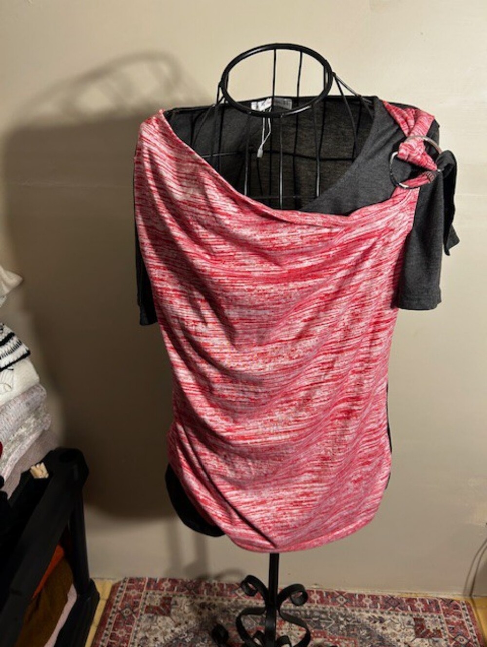 Rosegal T-shirt top Size 1X Pink and gray